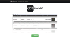 Desktop Screenshot of castledb.org